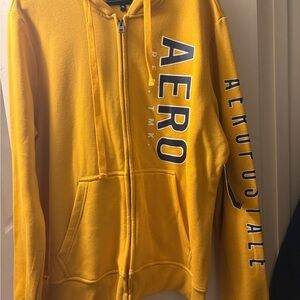 Aeropostale Mustard Yellow Hoodie